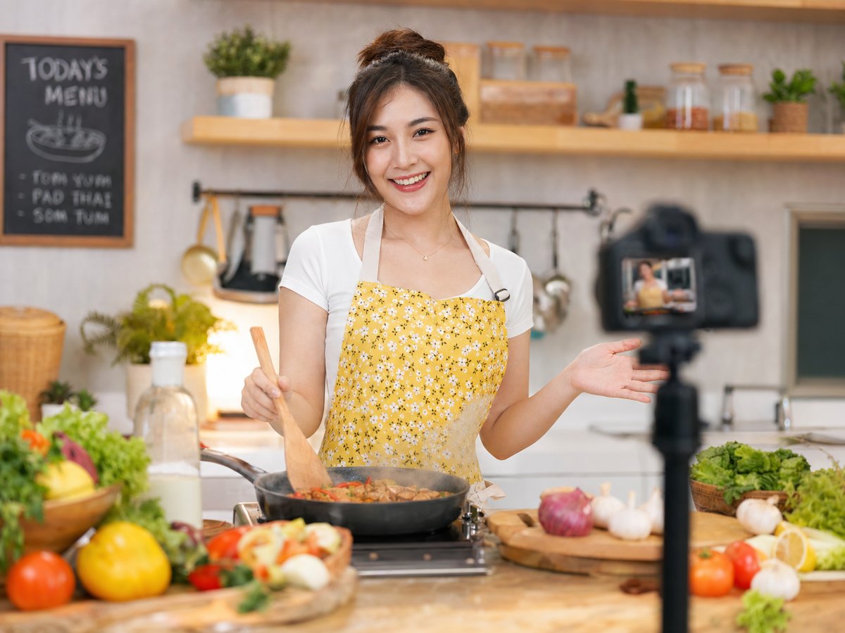 国产主播美食视频教程